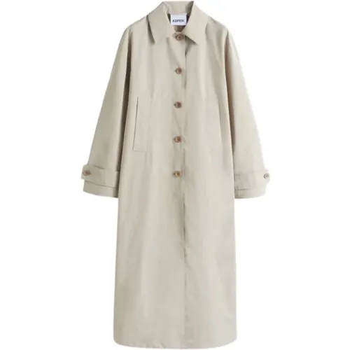 Classic Coat with Button Closure , female, Sizes: 2XS - Aspesi - Modalova