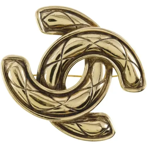 Pre-owned Jewellery, female, , Size: ONE SIZE Pre-owned Metal brooches - Chanel Vintage - Modalova