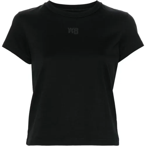 Schwarze T-Shirts und Polos , Damen, Größe: XS - alexander wang - Modalova