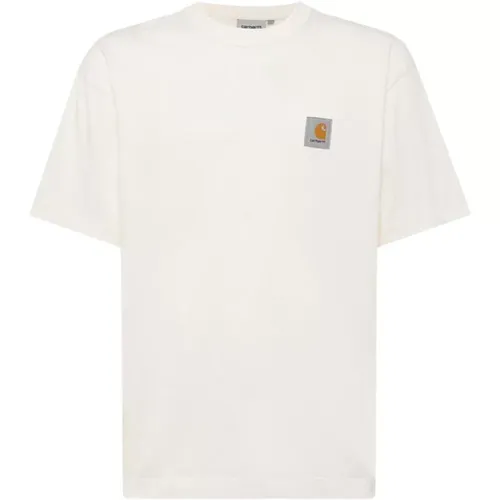 Hochwertiges Baumwoll-Crew-Neck-T-Shirt , Herren, Größe: XL - Carhartt WIP - Modalova