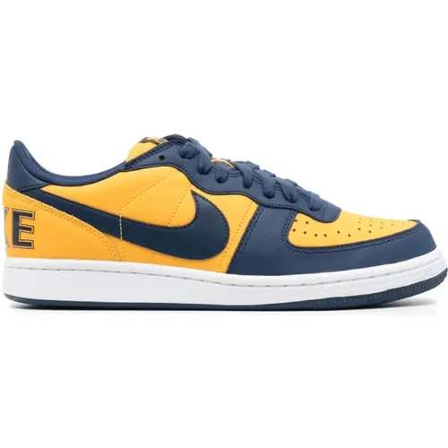 Low 'Michigan' Sneakers University Gold/Navy-White , male, Sizes: 11 UK - Nike - Modalova