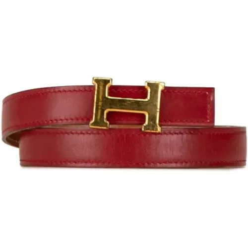 Pre-owned Belts, female, , Size: ONE SIZE Pre-owned Leather belts - Hermès Vintage - Modalova