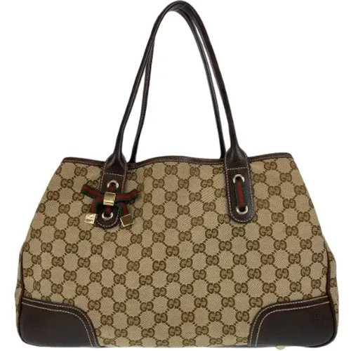 Pre-owned Shoulder Bags, female, , Size: ONE SIZE Pre-owned Canvas gucci-bags - Gucci Vintage - Modalova