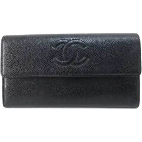 Pre-owned Wallets, female, , Size: ONE SIZE Pre-owned Leather wallets - Chanel Vintage - Modalova