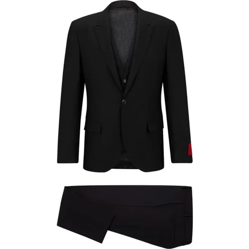 Single Breasted Suits , Herren, Größe: XL - Hugo Boss - Modalova