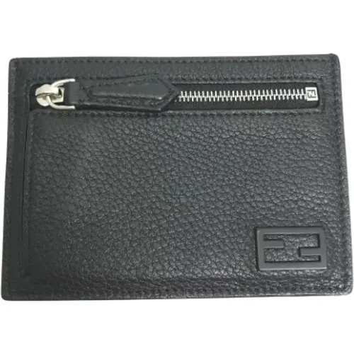 Pre-owned Wallets, male, , Size: ONE SIZE Pre-owned Leather wallets - Fendi Vintage - Modalova