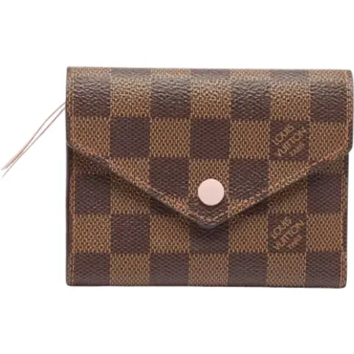 Pre-owned Coated canvas wallets , female, Sizes: ONE SIZE - Louis Vuitton Vintage - Modalova