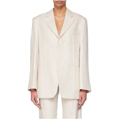 Beiger Leinenblazer Jacquemus - Jacquemus - Modalova