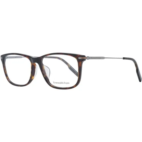 Glasses, male, , Size: ONE SIZE Rectangle Optical Frames Stylish Comfortable - Ermenegildo Zegna - Modalova