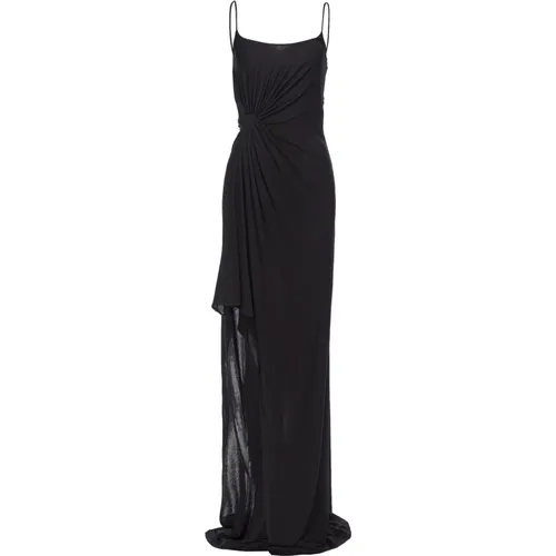 Twist Detail Sleeveless Dress , female, Sizes: M, XS - pinko - Modalova