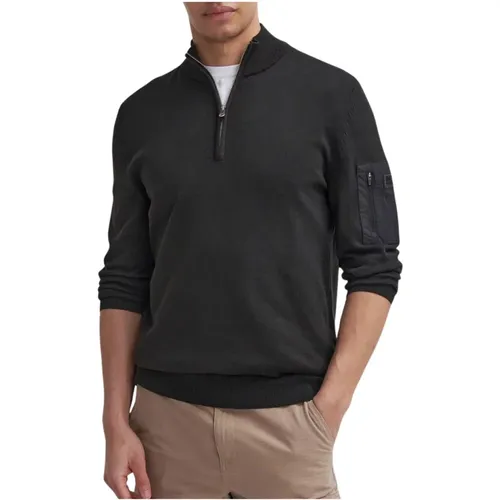 Blades Baumwoll Half Zip Pullover , Herren, Größe: M - Barbour - Modalova