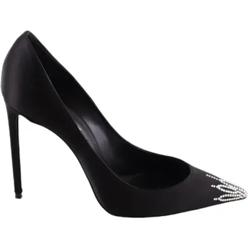 Pre-owned Pumps, female, , Size: 10 US Pre-owned Leather heels - Saint Laurent Vintage - Modalova