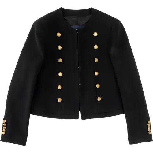 Blazers, female, , Size: M Multifunctional Jacket Kelly with Gold Buttons - Seafarer - Modalova