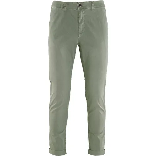 Chinos, male, , Size: W36 Striped Gabardine Chino Pants - BomBoogie - Modalova