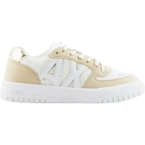 Niedrige Sneakers , Damen, Größe: 39 EU - Armani Exchange - Modalova