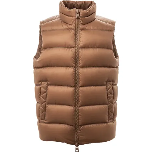 Vests, male, , Size: L Quilted Sleeveless Puffer Vest - Herno - Modalova