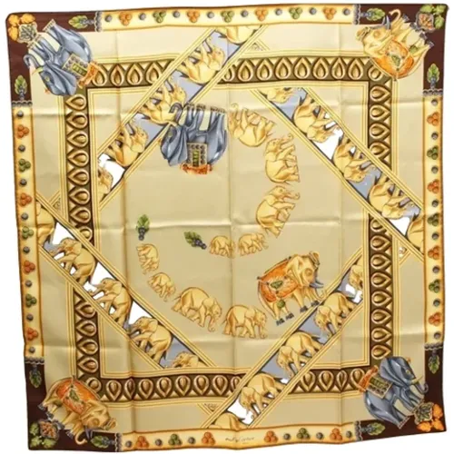 Pre-owned Scarves, unisex, , Size: ONE SIZE Pre-owned Silk scarves - Cartier Vintage - Modalova