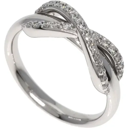 Pre-owned Jewellery, female, , Size: ONE SIZE Pre-owned White Gold rings - Tiffany & Co. Pre-owned - Modalova