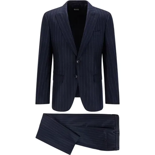 Single Breasted Suits, male, , Size: M Suits - Hugo Boss - Modalova