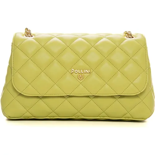 Quilted Chanel Style Bag , female, Sizes: ONE SIZE - Pollini - Modalova