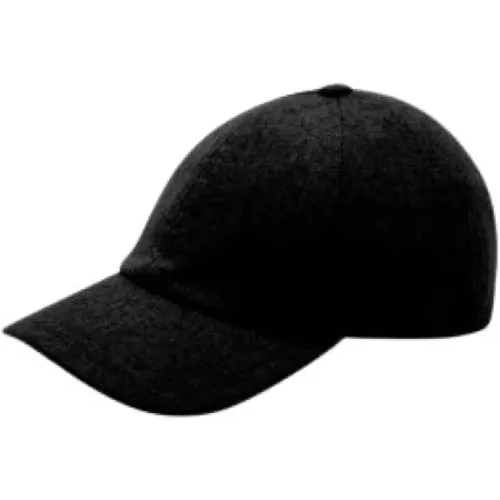 Caps, male, , Size: ONE SIZE Wool cloth baseball cap with D logo - Dondup - Modalova