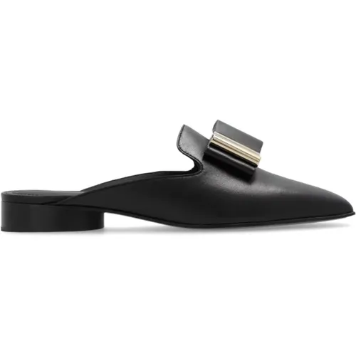 Hausschuhe Lea , Damen, Größe: 36 1/2 EU - Salvatore Ferragamo - Modalova