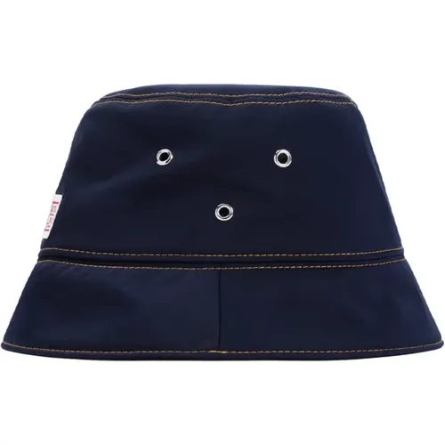 Navy Bucket Hat , Damen, Größe: M - Bottega Veneta - Modalova