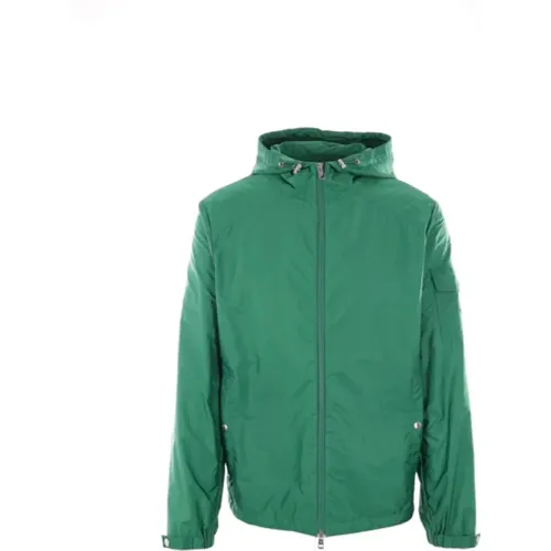 Nylon Hooded Coat , male, Sizes: L, 2XL, XL - Moncler - Modalova