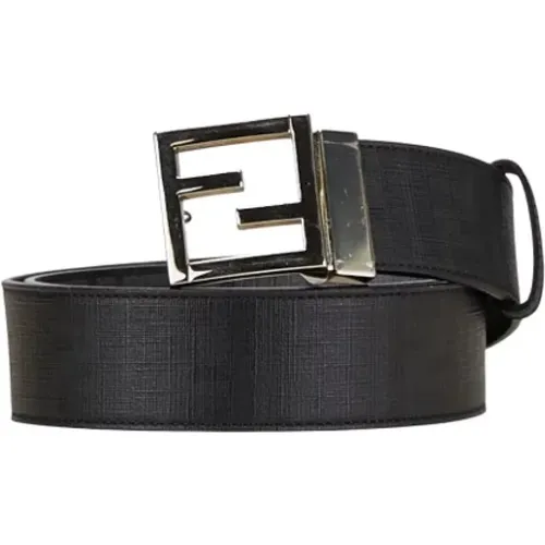 Pre-owned Belts, female, , Size: ONE SIZE Pre-owned Leather belts - Fendi Vintage - Modalova