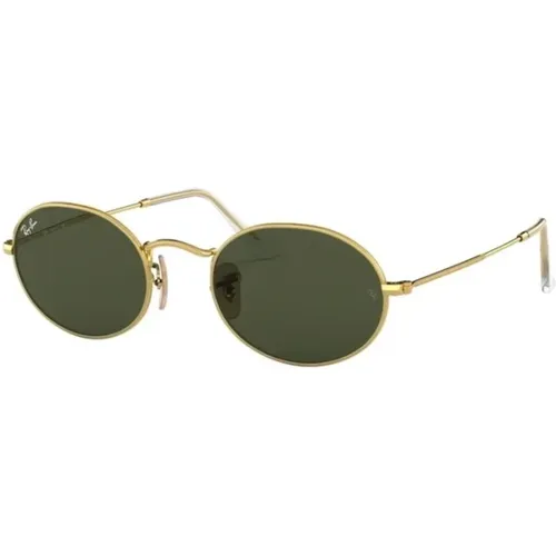 Gold Oval Sunglasses Rb3547 Style , unisex, Sizes: 51 MM, 54 MM - Ray-Ban - Modalova