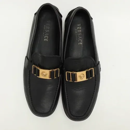 Pre-owned Leder flats - Versace Pre-owned - Modalova