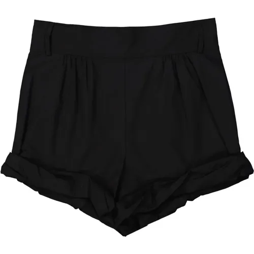 Cotton Shorts with Belt Loops and Back Zip Fastening , female, Sizes: M - Philosophy di Lorenzo Serafini - Modalova