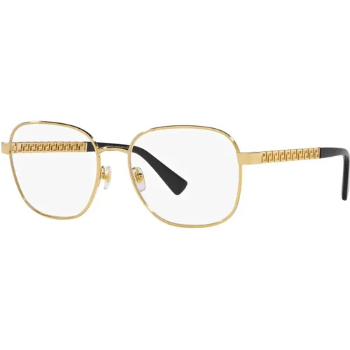 Gold Eyewear Frames , unisex, Größe: 56 MM - Versace - Modalova