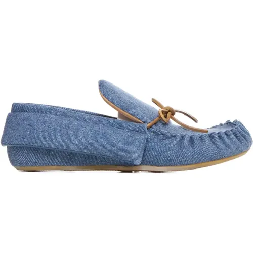 Loafers, male, , Size: 10 US Denim Flat Shoes - JW Anderson - Modalova