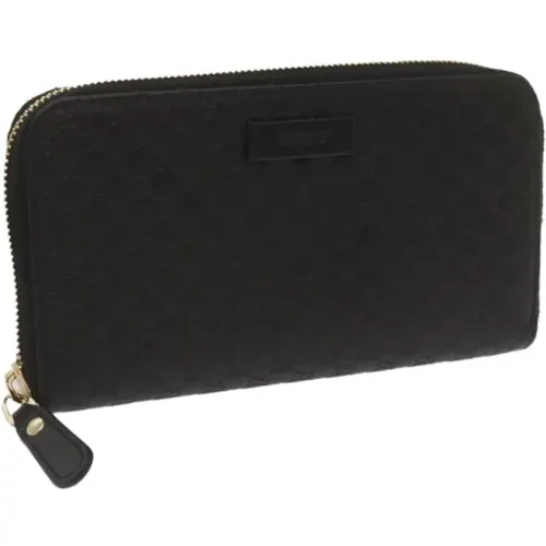 Pre-owned Wallets, female, , Size: ONE SIZE Pre-owned Canvas wallets - Gucci Vintage - Modalova