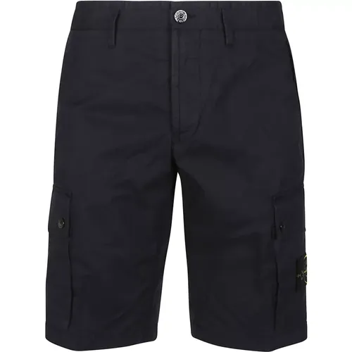 Stylish Bermuda Shorts for Men , male, Sizes: W31 - Stone Island - Modalova