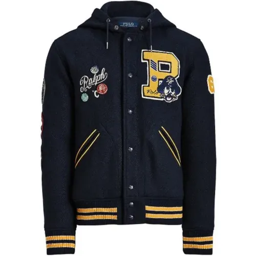 Varsity Bomber Jacket , male, Sizes: L, S - Ralph Lauren - Modalova