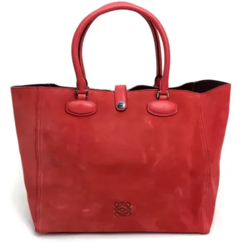 Pre-owned Tote Bags, female, , Size: ONE SIZE Pre-owned Leather handbags - Loewe Pre-owned - Modalova