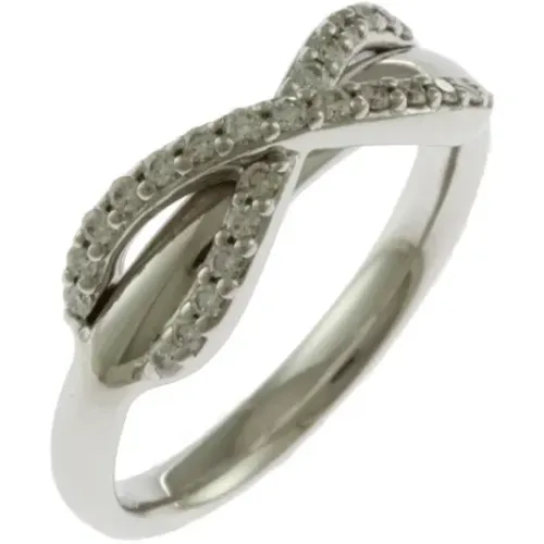 Pre-owned Jewellery, female, , Size: ONE SIZE Pre-owned White Gold rings - Tiffany & Co. Pre-owned - Modalova