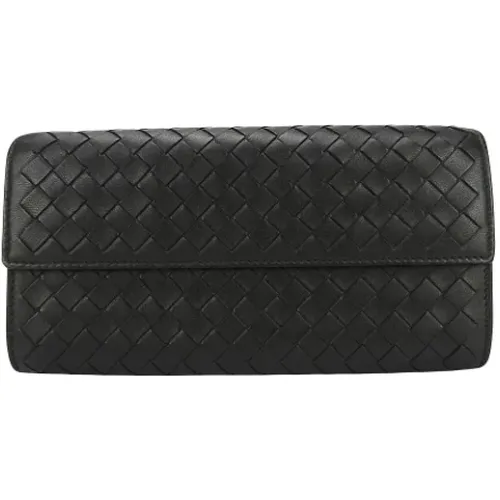 Pre-owned Wallets, female, , Size: ONE SIZE Pre-owned Leather wallets - Bottega Veneta Vintage - Modalova