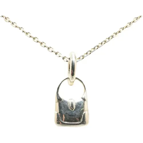 Pre-owned Jewellery, female, , Size: ONE SIZE Pre-owned Metal necklaces - Hermès Vintage - Modalova