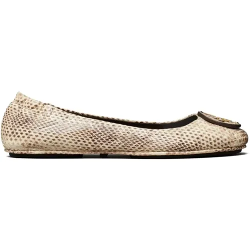 Flat shoes Grey , female, Sizes: 5 UK, 3 UK, 4 UK, 4 1/2 UK - TORY BURCH - Modalova