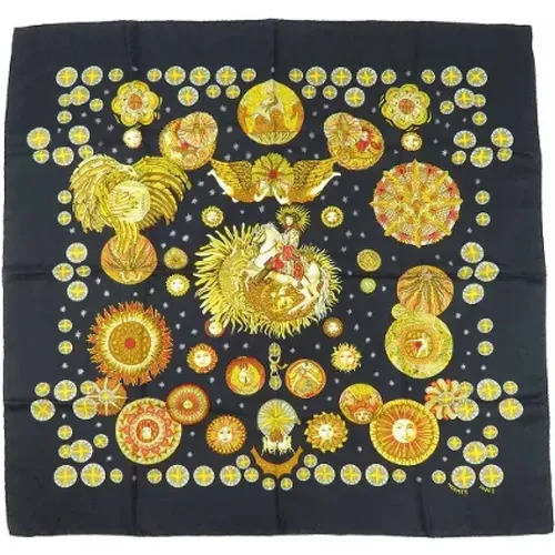 Pre-owned Scarves, female, , Size: ONE SIZE Pre-owned Silk scarves - Hermès Vintage - Modalova