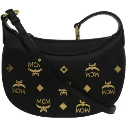 Pre-owned Cross Body Bags, female, , Size: ONE SIZE Pre-owned Leather shoulder-bags - MCM Pre-owned - Modalova