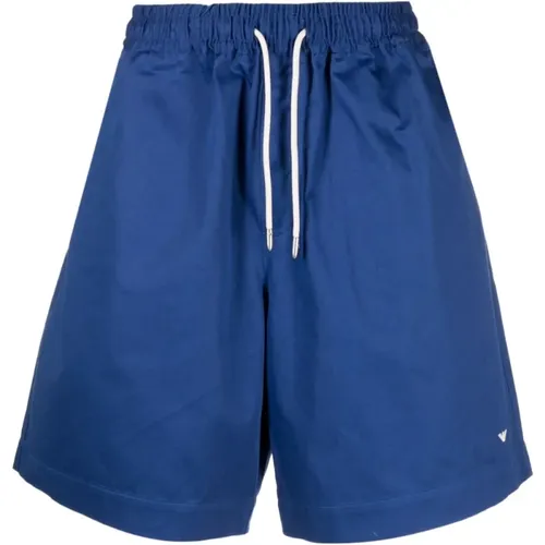 Blaue Bermuda-Shorts Emporio Armani - Emporio Armani - Modalova