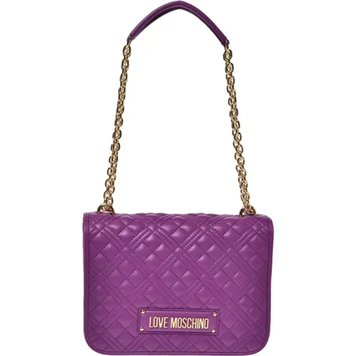 Lila Modetaschen für Frauen - Love Moschino - Modalova