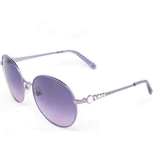 Sunglasses, female, , Size: ONE SIZE Viola Metal Sunglasses Sk-0180-81Z - Swarovski - Modalova