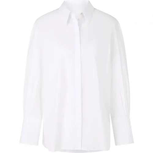 Elegante Bluse mit Falten-Details , Damen, Größe: S - Marc Cain - Modalova