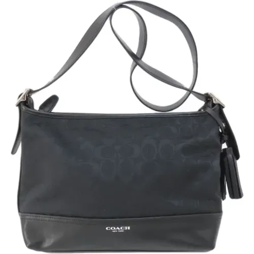 Pre-owned Cross Body Bags, female, , Size: ONE SIZE Pre-owned Canvas shoulder-bags - Coach Pre-owned - Modalova