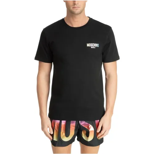 Swim T-shirt , male, Sizes: M, S - Moschino - Modalova